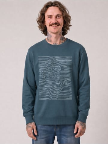 wat? Apparel Sweatshirt 3Dillusion in Petrol