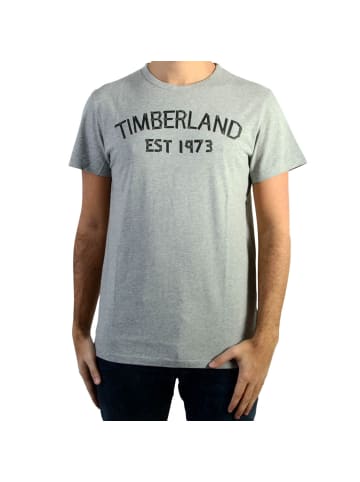 Timberland T-Shirt Tape Tee Med Gry Heat Grau