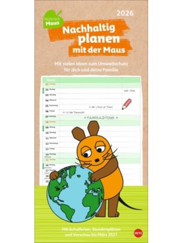 Heye Kalender Kalender - Nachhaltig Planen mit der Maus 2026