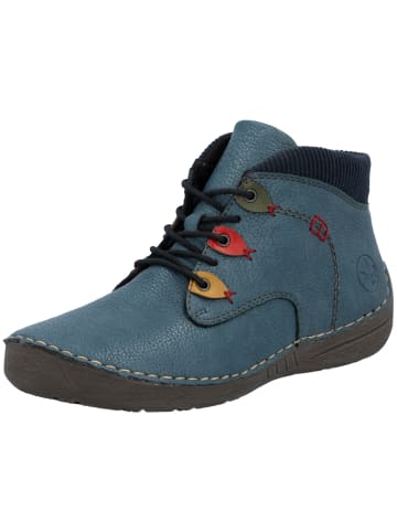 rieker Schnürstiefel in blau