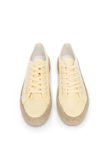 Wittchen Damensneaker Mit Strohböden in Yellow