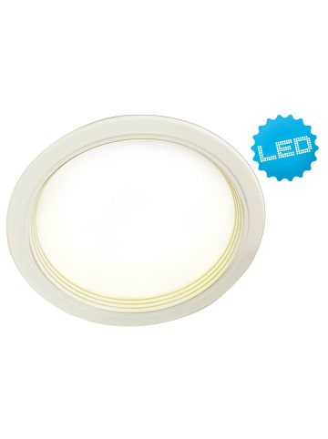 näve LED Einbauleuchte in weiß - (L)23.5 cm x (B)23.5 cm x (H)8 cm - EEK F
