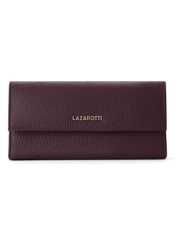 Lazarotti Bologna Leather Geldbörse Leder 19 cm in burgundy