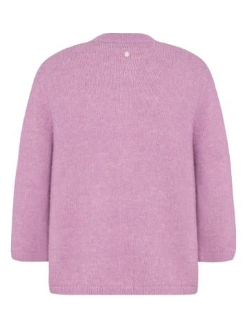 Zero  Strickjacke 3/4 Arm und Knöpfe in Lilac Melange