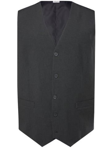 Men Plus Steppweste in grau