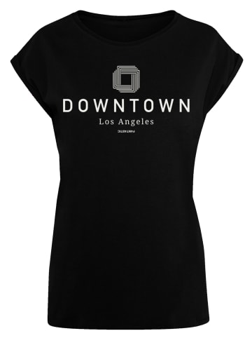 F4NT4STIC T-Shirt PLUS SIZE  Downtown LA Muster in schwarz