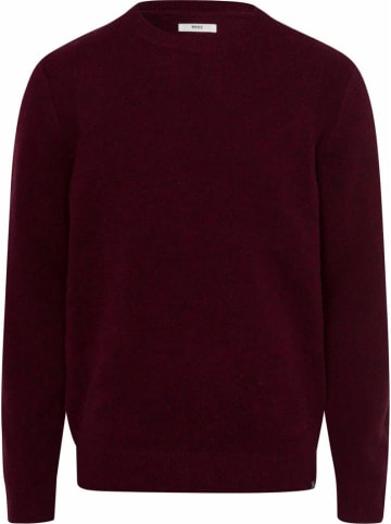 BRAX Rundhalspullover für Herren in braun