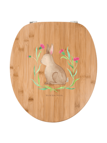 Mr. & Mrs. Panda design toilettensitz Hase Sitzen ohne Spruch in Braun