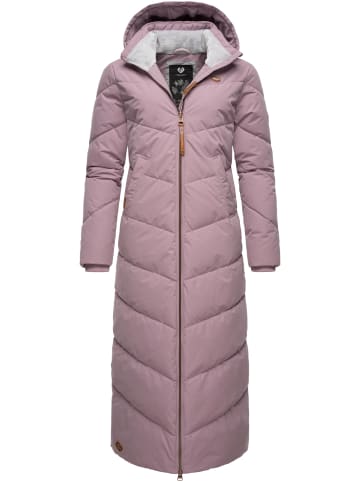 ragwear Wintermantel Rebelka Extralong in Lavender