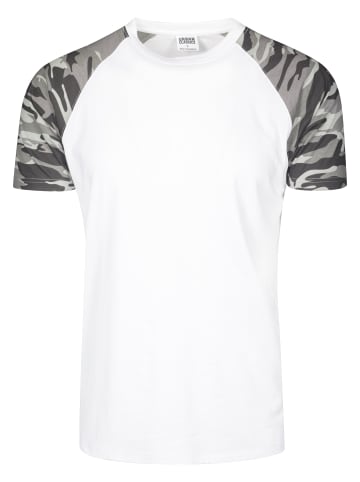 Urban Classics T-Shirt in wht/darkcamo