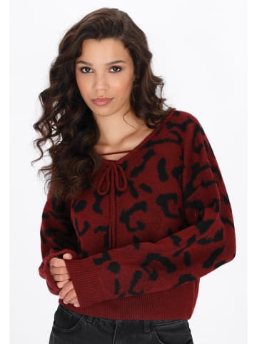 myMo ROCKS Sweater in wine red black