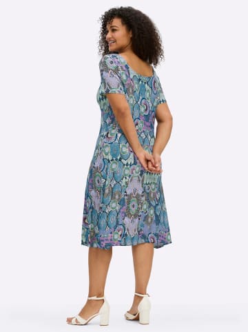 sheego by Joe Browns Jersey-Kleid in topas-orchidee-bedruckt