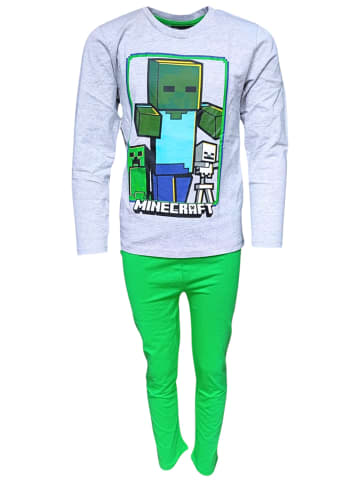 Minecraft Schlafanzug Minecraft Zombie Steve in Grau