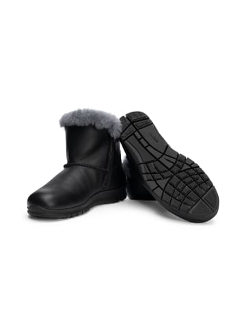 VITAFORM Softnappaleder Stiefeletten in schwarz