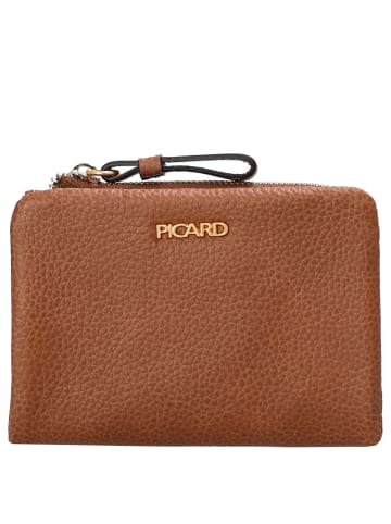 PICARD Calico 1 - Geldbörse 4cc 12.5 cm (schwarz) in cognac