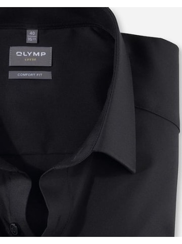 OLYMP  Hemd Luxor comfort fit in Schwarz