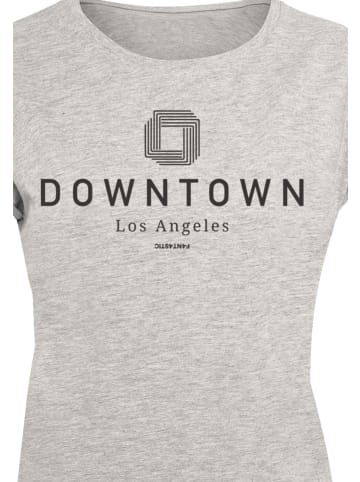 F4NT4STIC T-Shirt PLUS SIZE  Downtown LA Muster in grau meliert