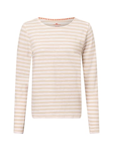 FYNCH-HATTON Langarmshirt in beige weiß