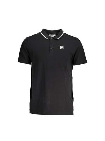 Fila Schwarz Baumwolle Herren Polo Hemd