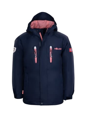 Trollkids Wetterschutzjacke "Sognefjord PRO" in Marine/Antikrosa