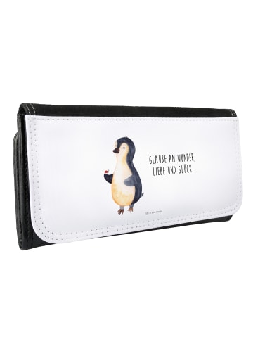 Mr. & Mrs. Panda Portemonnaie Pinguin Marienkäfer mit Spruch in Weiß