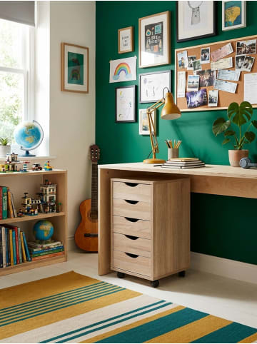 KADIMA DESIGN Rollcontainer | Sonoma, 33x64x38cm, 5 Schubladen