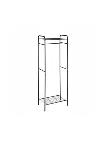 relaxdays Kleiderständer in Schwarz - (B)60,5 x (H)166 x (T)38 cm