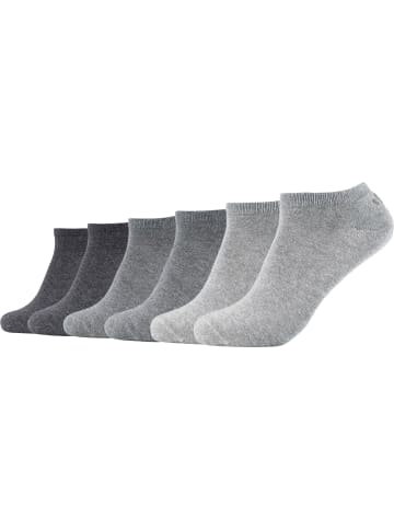 S. Oliver Unisex-Sneaker-Socken 6 Paar in grau/anthrazit