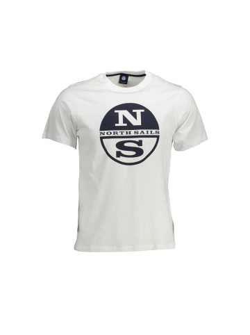 North Sails Weißes Baumwoll-T-Shirt