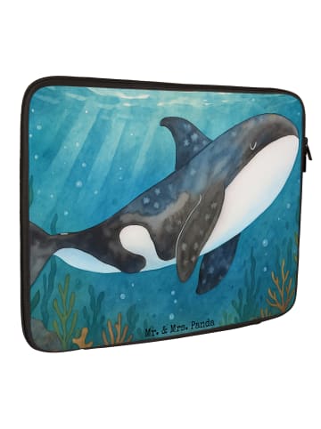 Mr. & Mrs. Panda Notebook Tasche Orca Design ohne Spruch in Weiß
