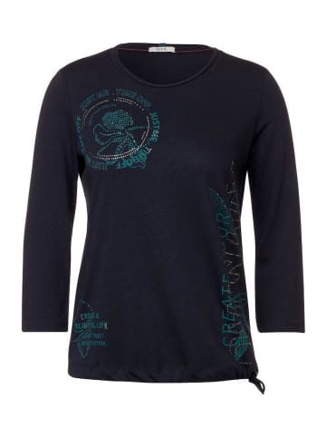 Cecil Langarmshirt in night sky blue