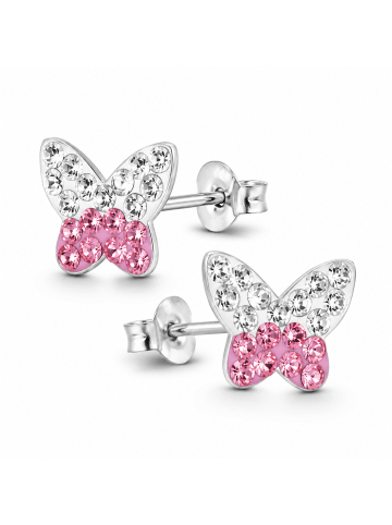 schmuck23 Silber Ohrringe 925 Schmetterling 0,7 cm x 0,8 cm