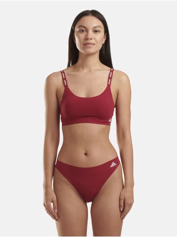 adidas Bustier SCOOP LOUNGE BRA in bordeaux