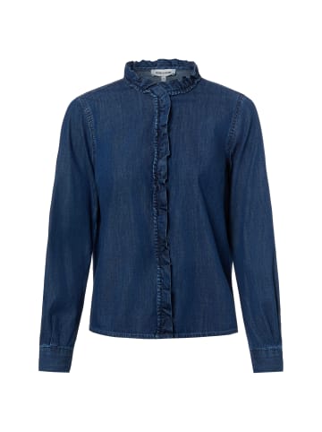 More & More Jeansbluse in dark stone