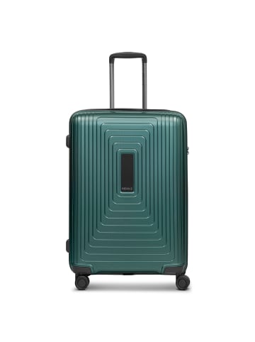 Redolz Essentials 14 4-Rollen Trolley 65 cm mit Dehnfalte in pearl-green metallic