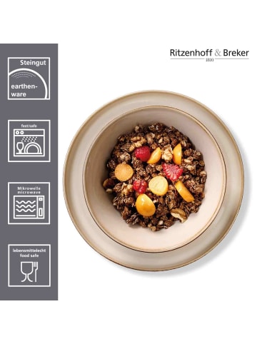 Ritzenhoff & Breker 12er Set Frühstücks-Set Olivia in beige