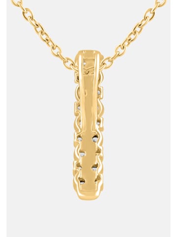 Diamant Exquis Halskette aus 375 Gelbgold mit Diamant