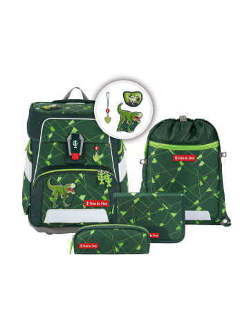 Step by Step Space Shine Schulranzen-Set 5-teilig in Dino Night Tyro