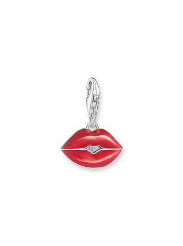 Thomas Sabo Charm-Anhänger in silber, rot