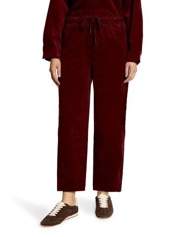 BETTY & CO Casual-Hose mit elastischem Bund in Fall Burgundy