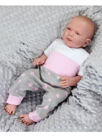 TupTam Baby Mädchen Lange Pumphose 3er Pack in rosa/grau