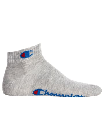 Champion Socken 3er Pack in Rot/Grau/Dunkelblau