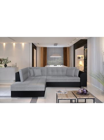 MF Design Piri Recamiere Links in Grau -  (L) 260 x (B) 260 x (H) 78 cm