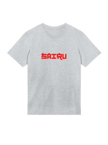 F4NT4STIC T-Shirt Koi Fish Japan Streetstyle in grau meliert