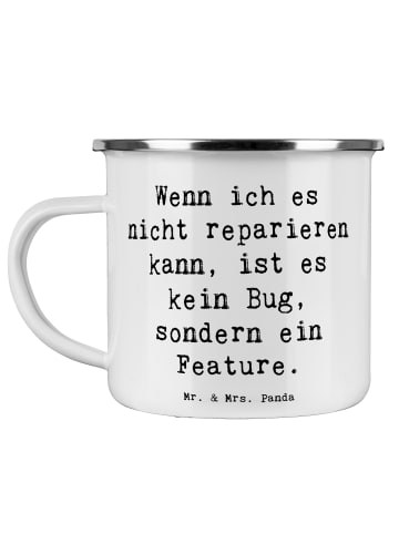 Mr. & Mrs. Panda Kaffeebecher Spruch Feature Charme mit Spruch in Weiß