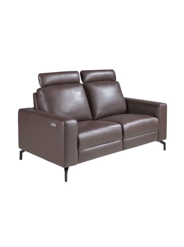 Angel Cerdá Angel Cerdá 2-Sitzer-Relaxsofa Leder schokoladenbraun Modell 6368
