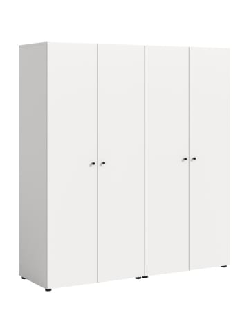 ebuy24 Kleiderschrank Darwin Weiß 160 x 51 cm