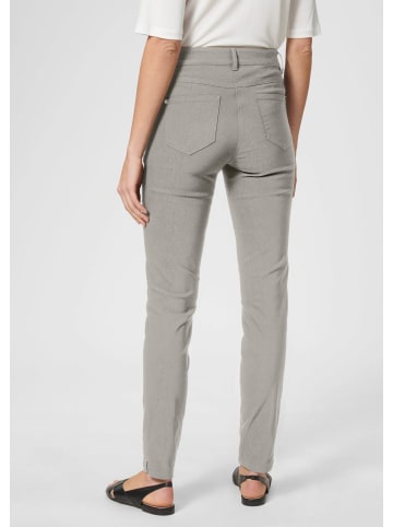 MADELEINE Schmale Skinny-Hose, Zippertaschen in kitt