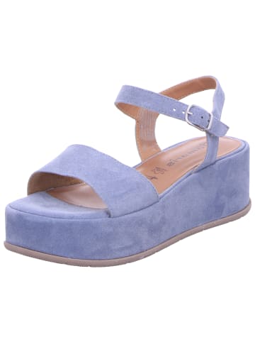 Tamaris Keilsandaletten in LIGHT BLUE SUEDE