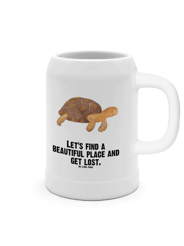 Mr. & Mrs. Panda Krug Schildkröte MHerzieren mit Spruch in Weiß